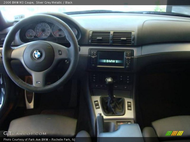 Silver Grey Metallic / Black 2006 BMW M3 Coupe