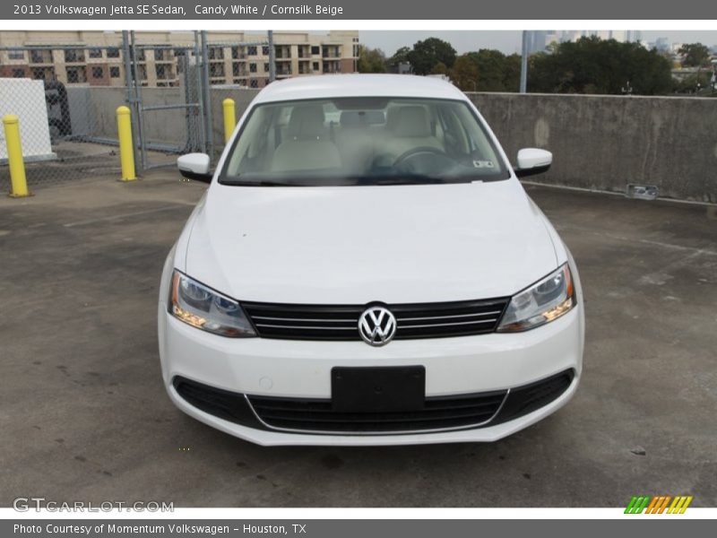Candy White / Cornsilk Beige 2013 Volkswagen Jetta SE Sedan