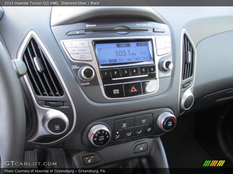 Diamond Silver / Black 2013 Hyundai Tucson GLS AWD