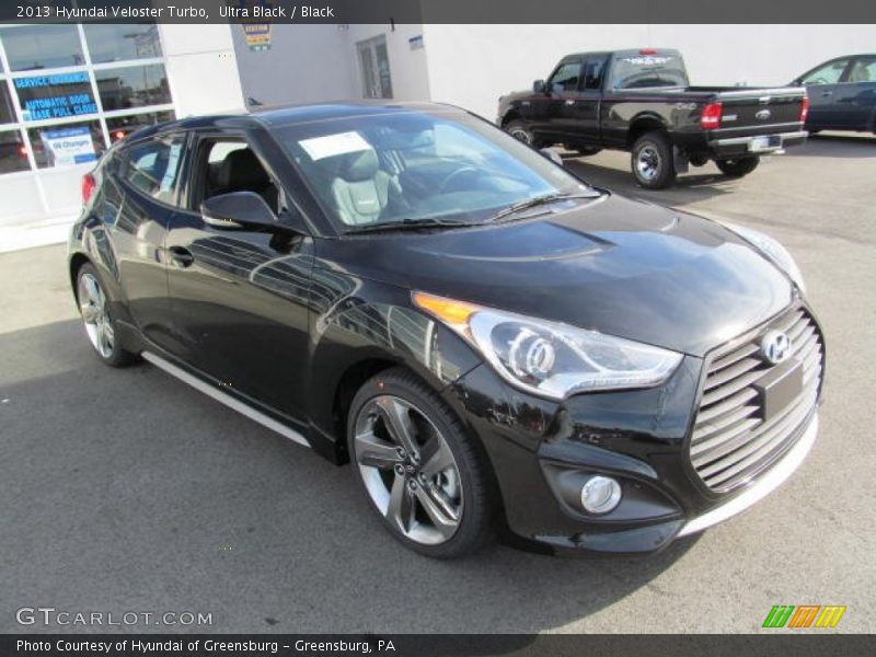 Ultra Black / Black 2013 Hyundai Veloster Turbo