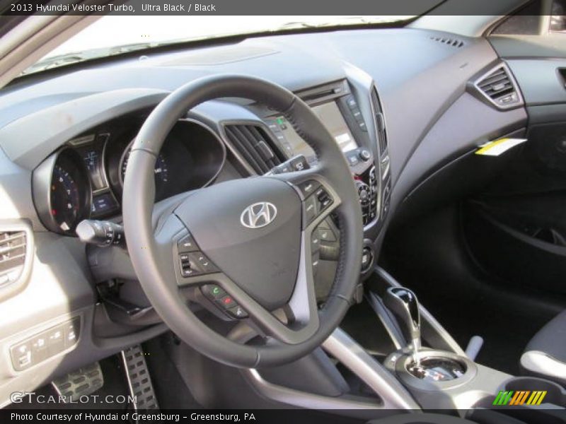Ultra Black / Black 2013 Hyundai Veloster Turbo