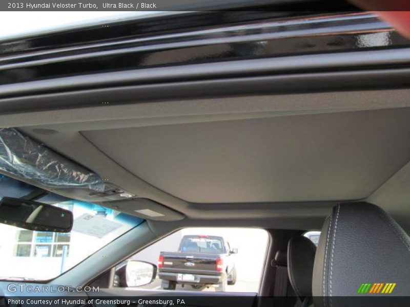 Ultra Black / Black 2013 Hyundai Veloster Turbo