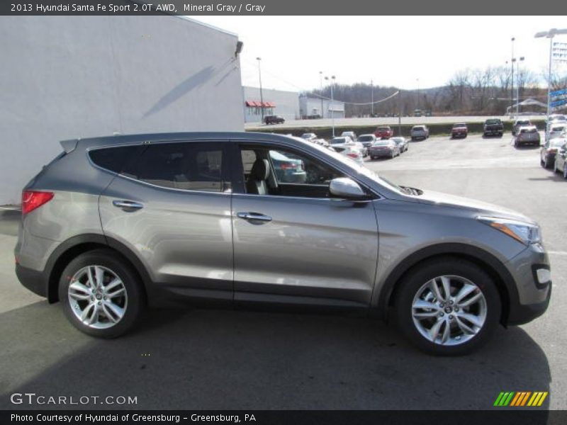 Mineral Gray / Gray 2013 Hyundai Santa Fe Sport 2.0T AWD