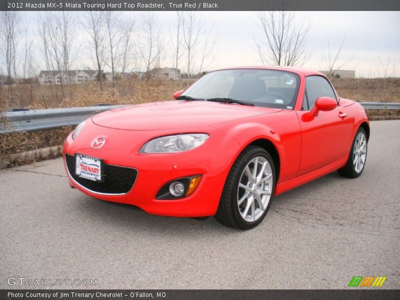 True Red / Black 2012 Mazda MX-5 Miata Touring Hard Top Roadster