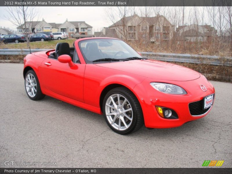 True Red / Black 2012 Mazda MX-5 Miata Touring Hard Top Roadster