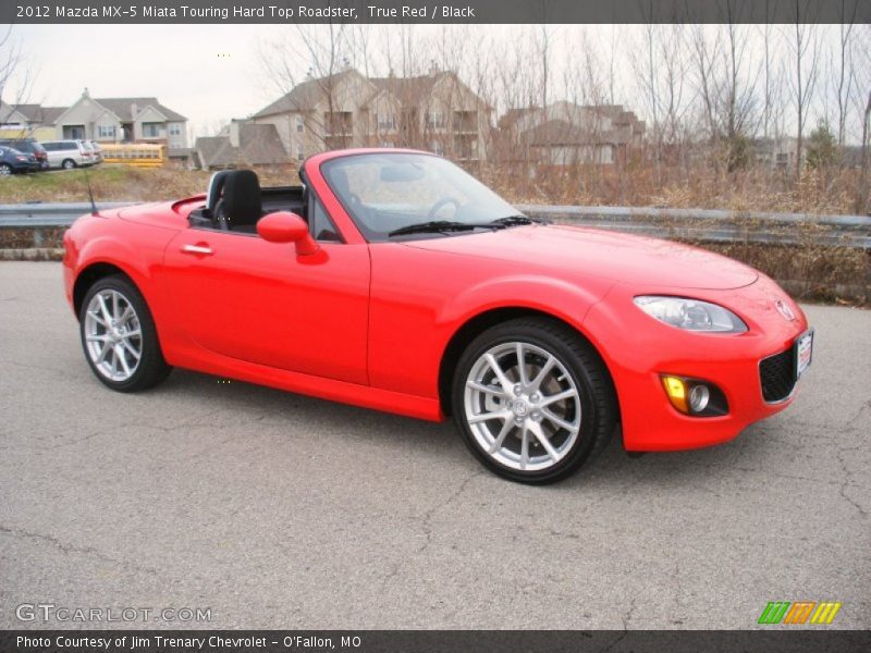 True Red / Black 2012 Mazda MX-5 Miata Touring Hard Top Roadster