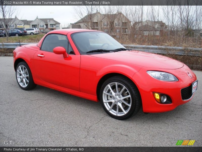 True Red / Black 2012 Mazda MX-5 Miata Touring Hard Top Roadster