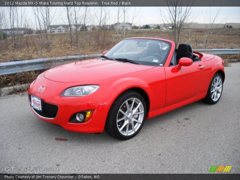 True Red / Black 2012 Mazda MX-5 Miata Touring Hard Top Roadster