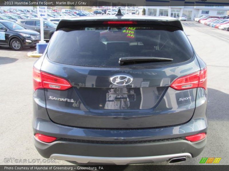 Marlin Blue / Gray 2013 Hyundai Santa Fe Sport