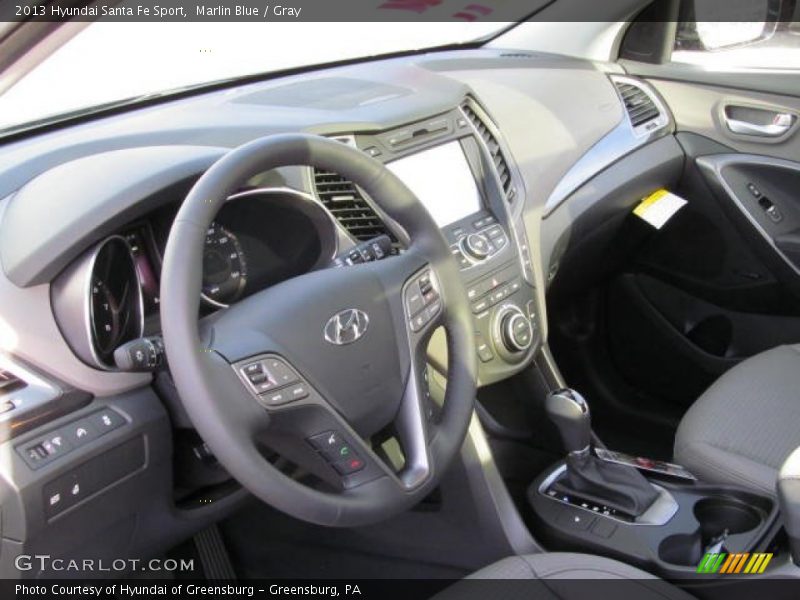 Marlin Blue / Gray 2013 Hyundai Santa Fe Sport
