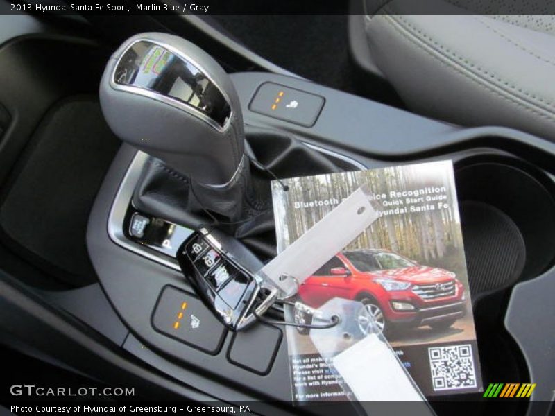 Marlin Blue / Gray 2013 Hyundai Santa Fe Sport
