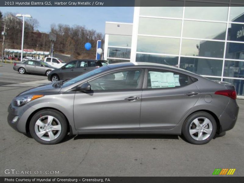 Harbor Gray Metallic / Gray 2013 Hyundai Elantra GLS