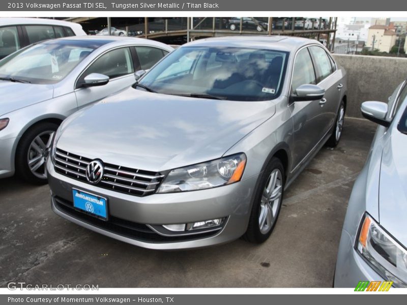 Tungsten Silver Metallic / Titan Black 2013 Volkswagen Passat TDI SEL