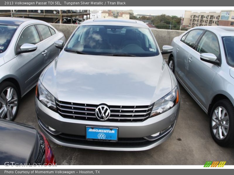 Tungsten Silver Metallic / Titan Black 2013 Volkswagen Passat TDI SEL