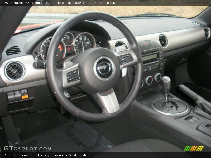  2012 MX-5 Miata Touring Hard Top Roadster Black Interior