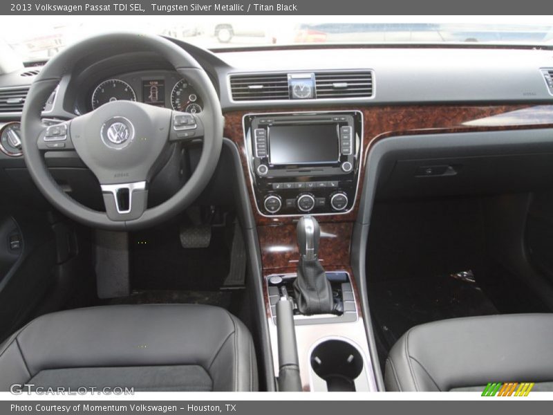 Tungsten Silver Metallic / Titan Black 2013 Volkswagen Passat TDI SEL