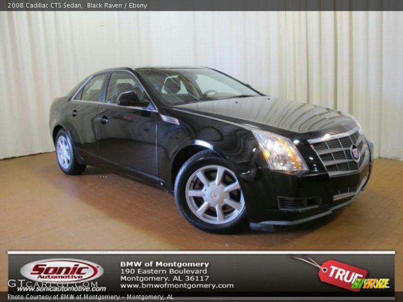 Black Raven / Ebony 2008 Cadillac CTS Sedan