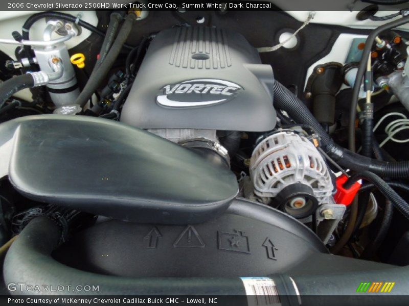 2006 Silverado 2500HD Work Truck Crew Cab Engine - 6.0 Liter OHV 16-Valve Vortec V8