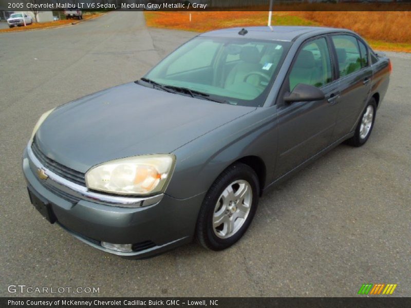 Medium Gray Metallic / Gray 2005 Chevrolet Malibu LT V6 Sedan