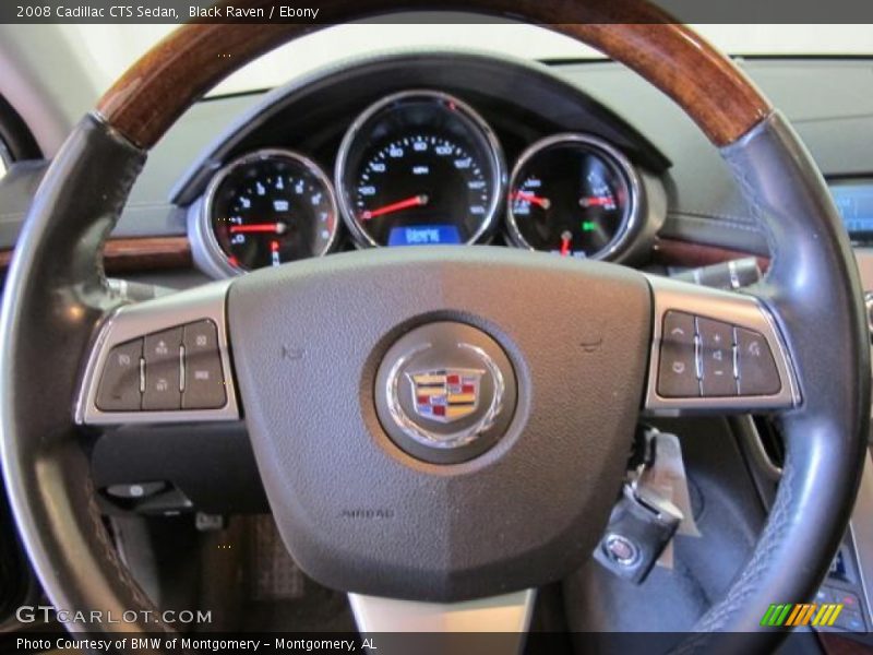 Black Raven / Ebony 2008 Cadillac CTS Sedan