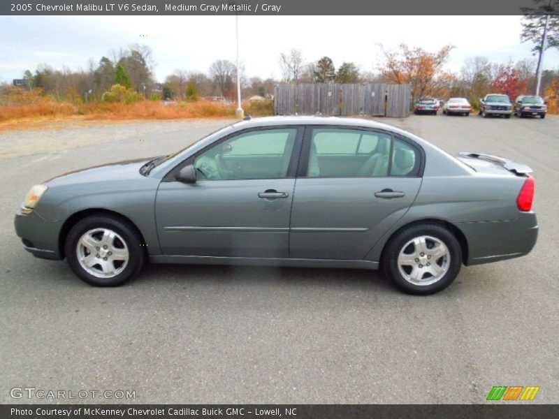 Medium Gray Metallic / Gray 2005 Chevrolet Malibu LT V6 Sedan