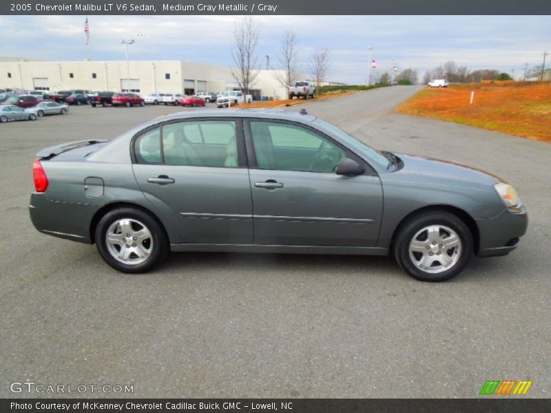Medium Gray Metallic / Gray 2005 Chevrolet Malibu LT V6 Sedan