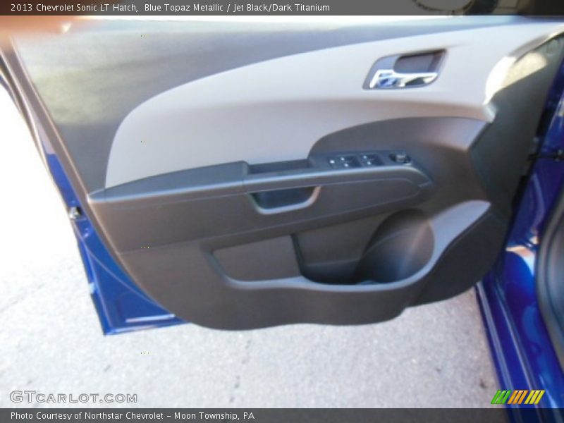 Blue Topaz Metallic / Jet Black/Dark Titanium 2013 Chevrolet Sonic LT Hatch