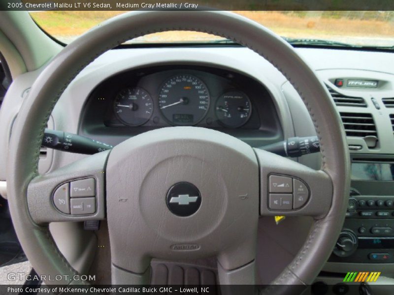 Medium Gray Metallic / Gray 2005 Chevrolet Malibu LT V6 Sedan