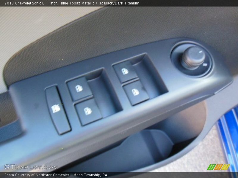 Blue Topaz Metallic / Jet Black/Dark Titanium 2013 Chevrolet Sonic LT Hatch
