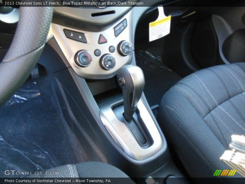Blue Topaz Metallic / Jet Black/Dark Titanium 2013 Chevrolet Sonic LT Hatch
