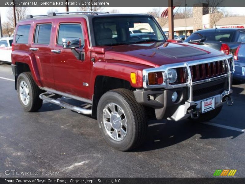 Sonoma Red Metallic / Light Cashmere 2008 Hummer H3