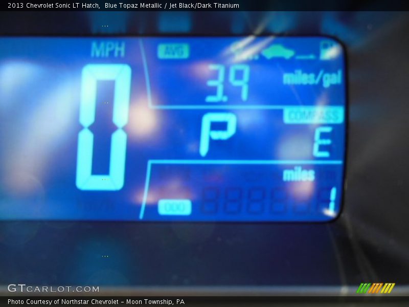 Blue Topaz Metallic / Jet Black/Dark Titanium 2013 Chevrolet Sonic LT Hatch