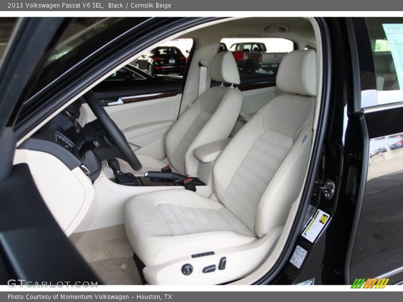 Black / Cornsilk Beige 2013 Volkswagen Passat V6 SEL