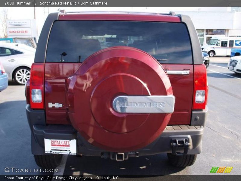 Sonoma Red Metallic / Light Cashmere 2008 Hummer H3