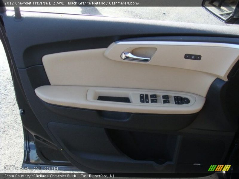 Black Granite Metallic / Cashmere/Ebony 2012 Chevrolet Traverse LTZ AWD