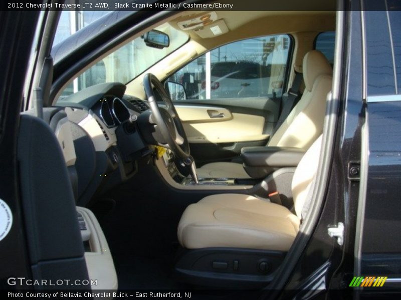 Black Granite Metallic / Cashmere/Ebony 2012 Chevrolet Traverse LTZ AWD