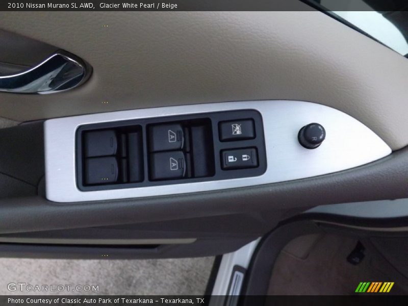 Glacier White Pearl / Beige 2010 Nissan Murano SL AWD