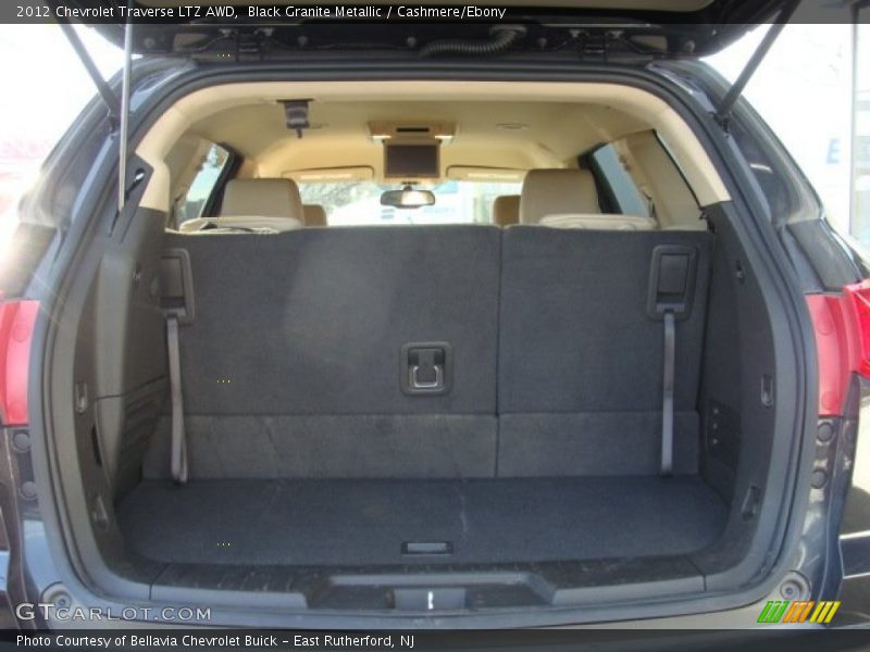 Black Granite Metallic / Cashmere/Ebony 2012 Chevrolet Traverse LTZ AWD