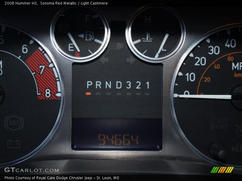 Sonoma Red Metallic / Light Cashmere 2008 Hummer H3