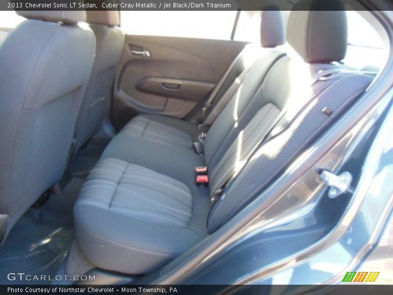 Cyber Gray Metallic / Jet Black/Dark Titanium 2013 Chevrolet Sonic LT Sedan