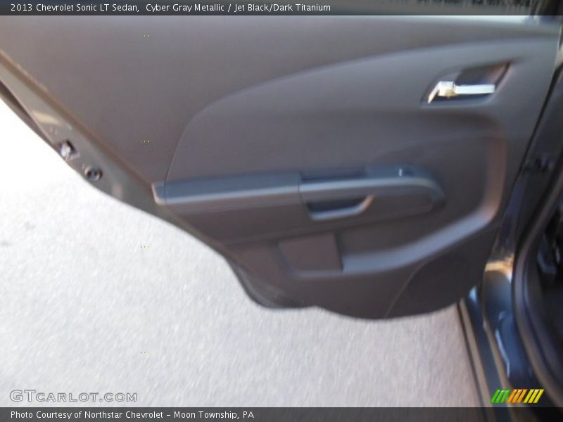 Cyber Gray Metallic / Jet Black/Dark Titanium 2013 Chevrolet Sonic LT Sedan