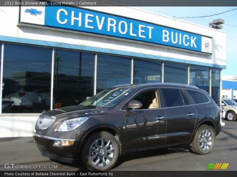 Cocoa Metallic / Cashmere 2012 Buick Enclave AWD