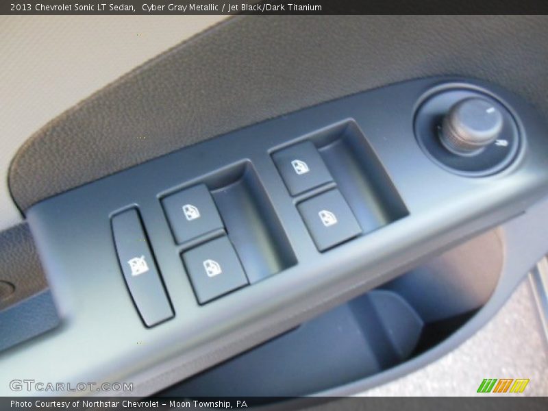 Cyber Gray Metallic / Jet Black/Dark Titanium 2013 Chevrolet Sonic LT Sedan