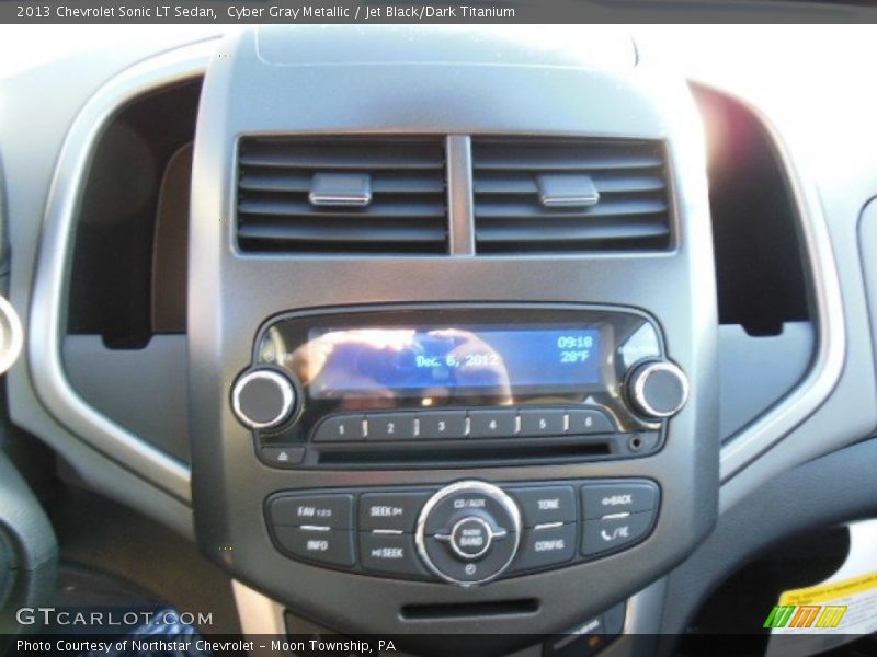 Cyber Gray Metallic / Jet Black/Dark Titanium 2013 Chevrolet Sonic LT Sedan