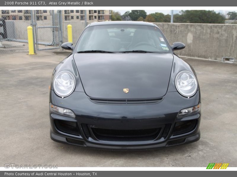 Atlas Grey Metallic / Black 2008 Porsche 911 GT3