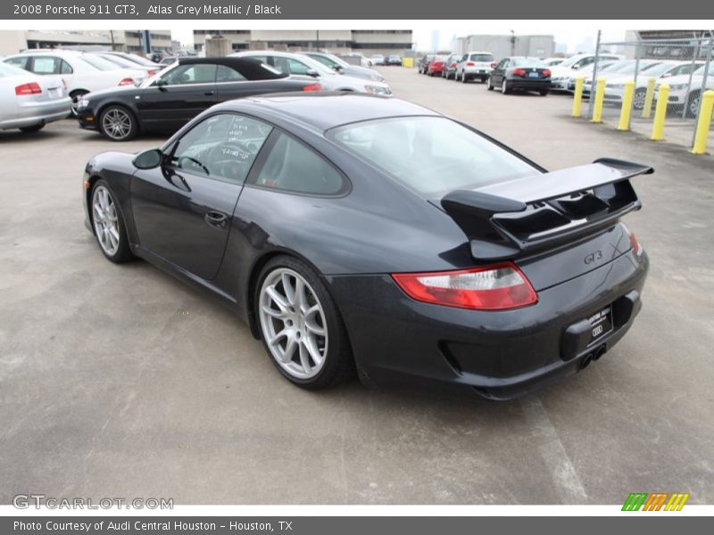 Atlas Grey Metallic / Black 2008 Porsche 911 GT3