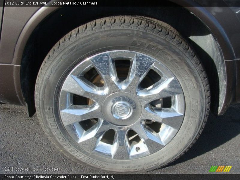 Cocoa Metallic / Cashmere 2012 Buick Enclave AWD