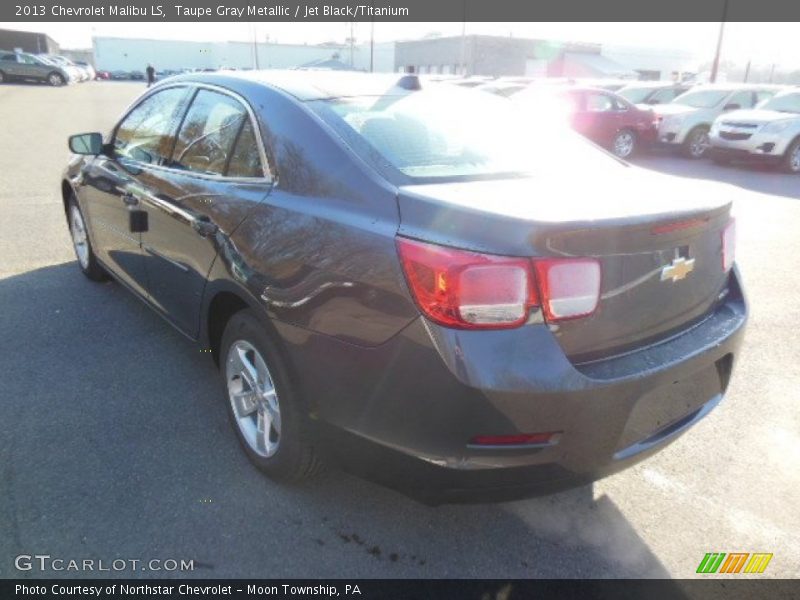 Taupe Gray Metallic / Jet Black/Titanium 2013 Chevrolet Malibu LS