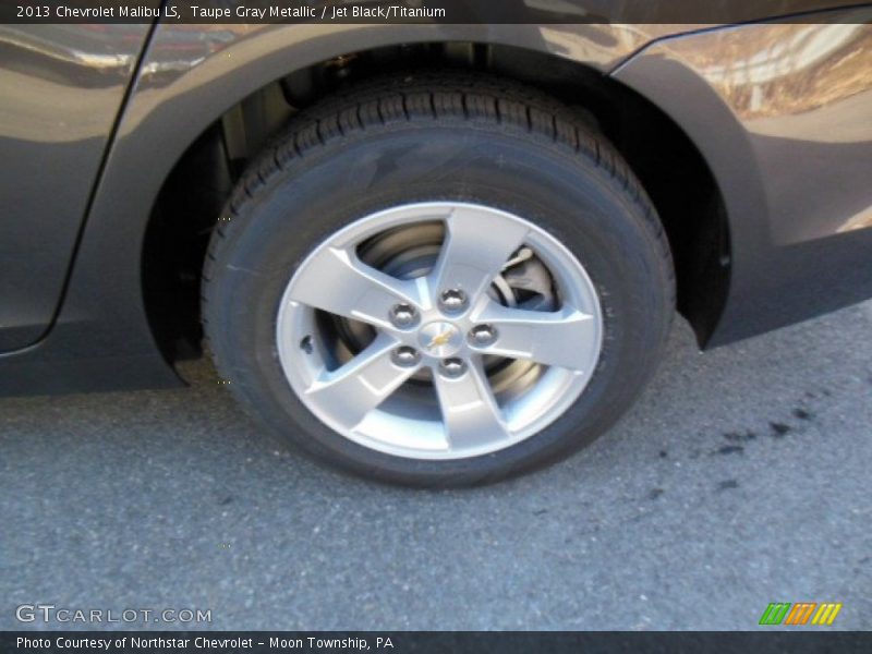 Taupe Gray Metallic / Jet Black/Titanium 2013 Chevrolet Malibu LS