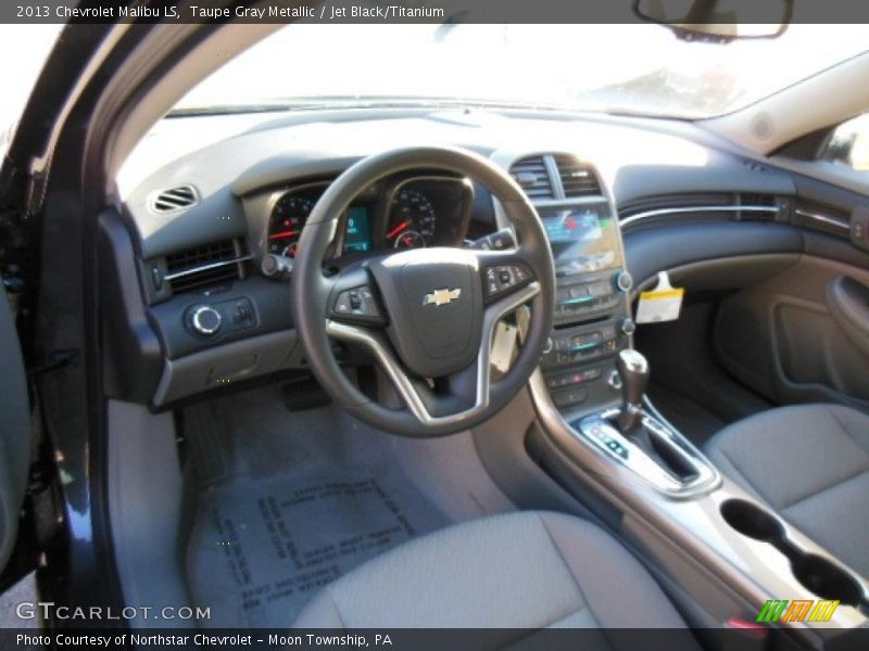 Taupe Gray Metallic / Jet Black/Titanium 2013 Chevrolet Malibu LS